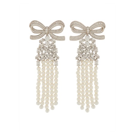 DROP EARRINGS WITH BOW
