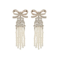 DROP EARRINGS WITH BOW