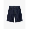 Landon denim Bermuda shorts with logo patch