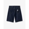 Landon denim Bermuda shorts with logo patch