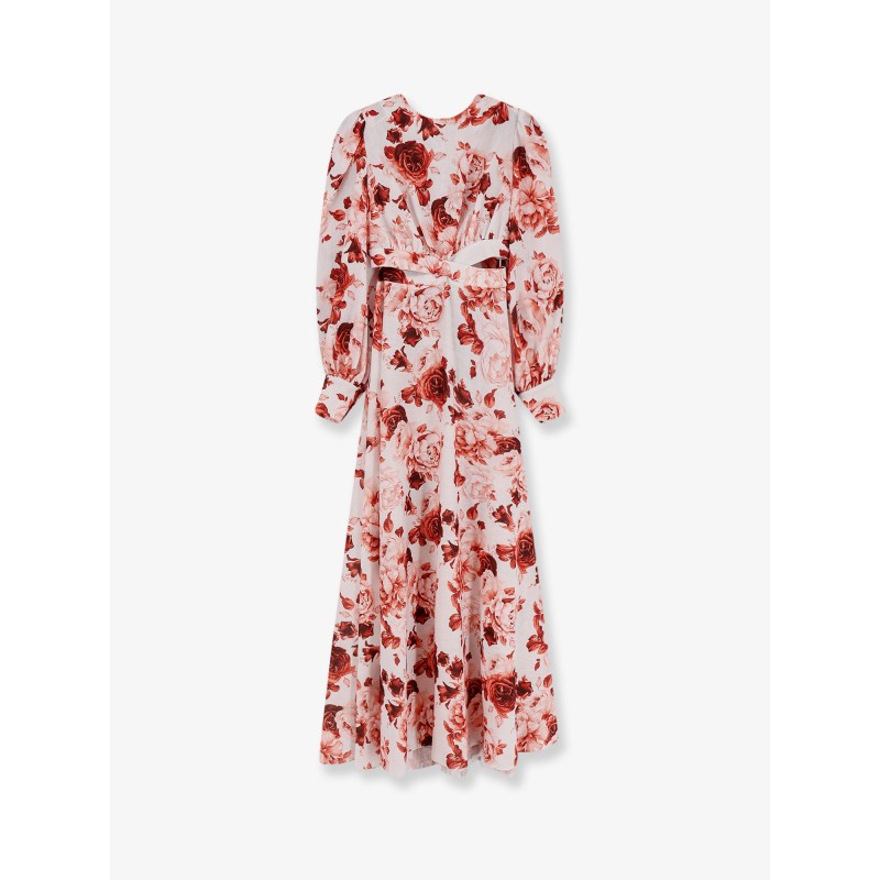 Linen and cotton blend long dress