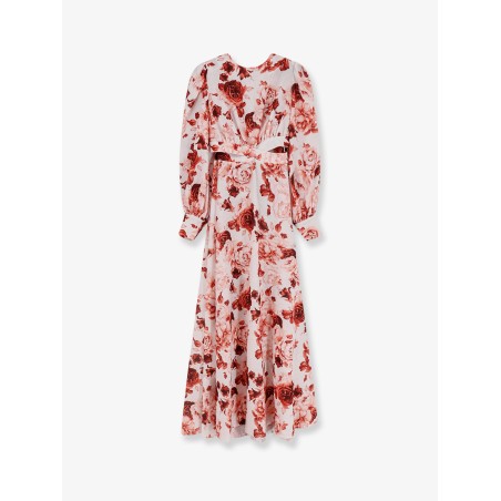 Linen and cotton blend long dress