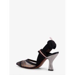 Colibrì technical mesh slingback with FF print