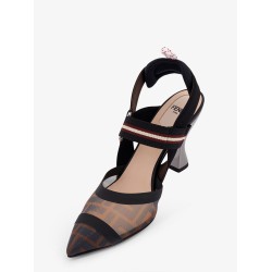 Colibrì technical mesh slingback with FF print