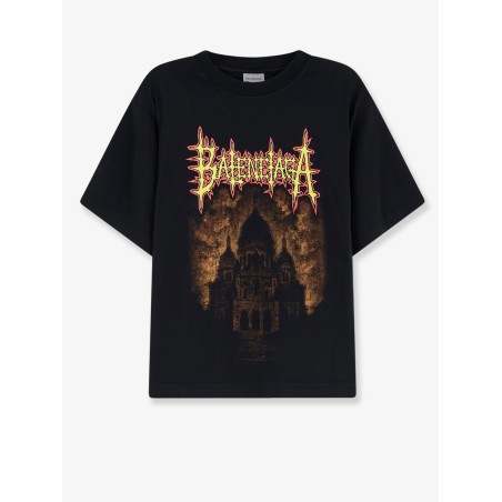 Cotton T-shirt with Sacrè Coeur print