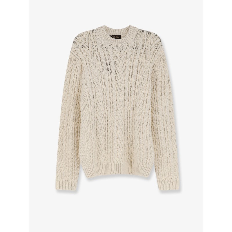 Schooner sweater in cashmere and abaca blend
