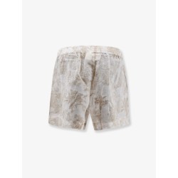 Maeve ramie shorts with floral motif