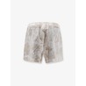 Maeve ramie shorts with floral motif