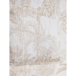 Maeve ramie shorts with floral motif