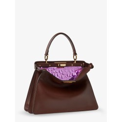 Peekaboo ISeeU Medium leather handbag