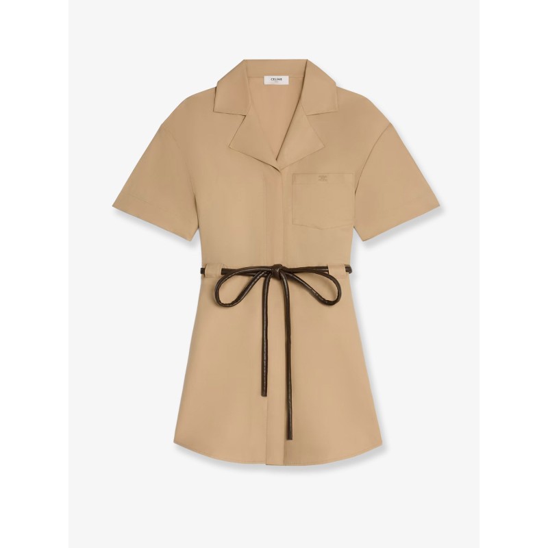 Cotton and silk dress