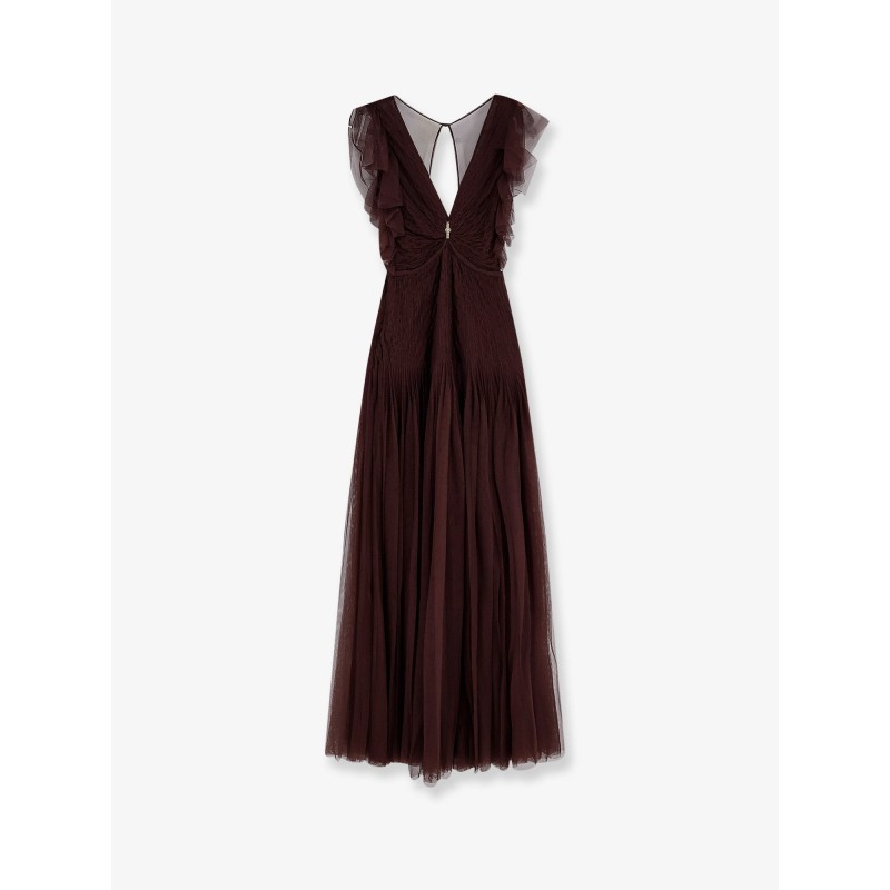 Red Carpet long dress with rhinestones detail