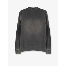 Cotton sweatshirt with front logo