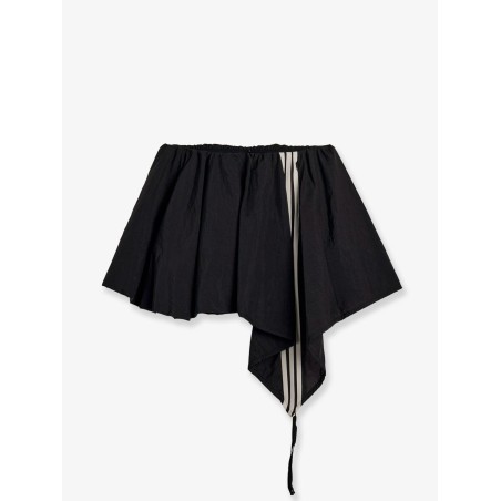 Nylon skirt with ionic logo bands