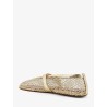 Ballet Flats glitter mesh and leather ballerinas