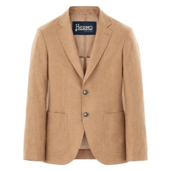 SINGLE-BREASTED LINEN JACKET