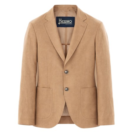 SINGLE-BREASTED LINEN JACKET