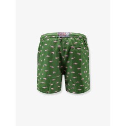 Recycled material swim trunks