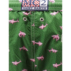 Recycled material swim trunks