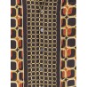 Viscose shirt with geometric pattern