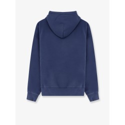 Cotton blend sweatshirt with logo on the front