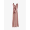 Satin long dress