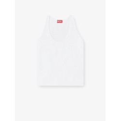 Ribbed cotton tank top