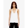 Ribbed cotton tank top