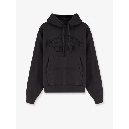 Cotton blend sweatshirt with front logo