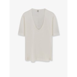 Silk and cotton blend T-shirt