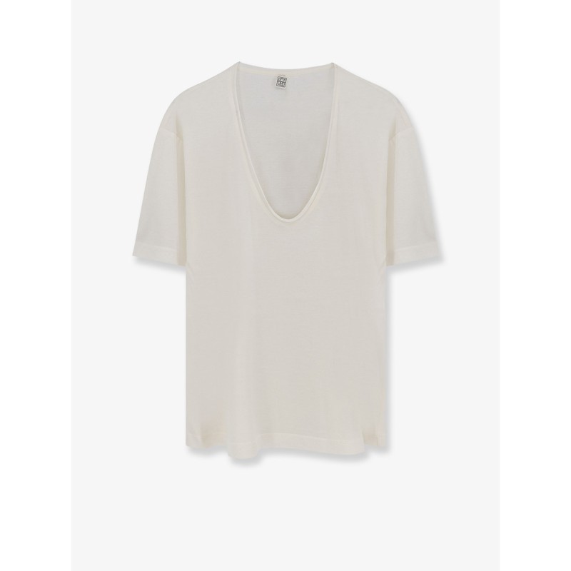 Silk and cotton blend T-shirt