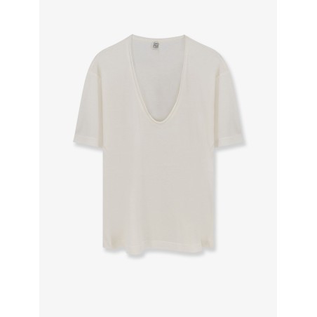 Silk and cotton blend T-shirt