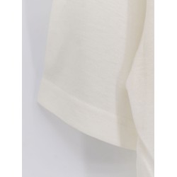 Silk and cotton blend T-shirt