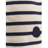 Cotton shorts with striped pattern