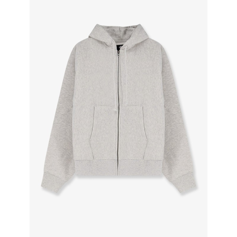 Cotton blend sweatshirt with back print