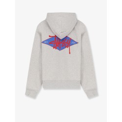 Cotton blend sweatshirt with back print