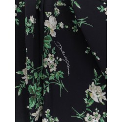 Silk top with floral print