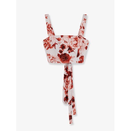 Cotton and linen blend top