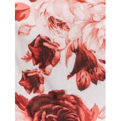 Cotton and linen blend top