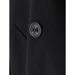 Cotton blend mini trench