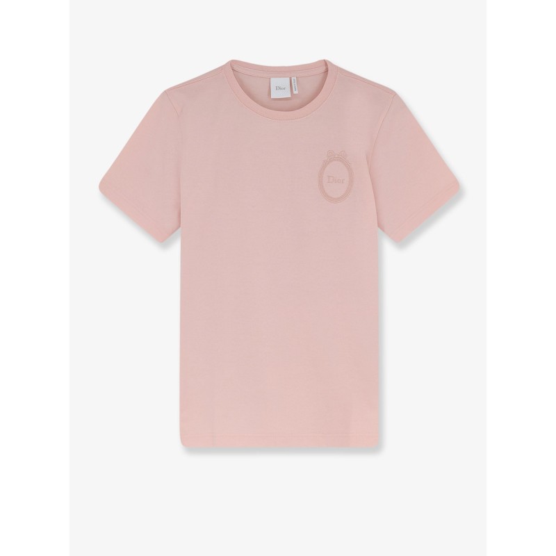 Cotton t-shirt with Dior Médallion embroidery