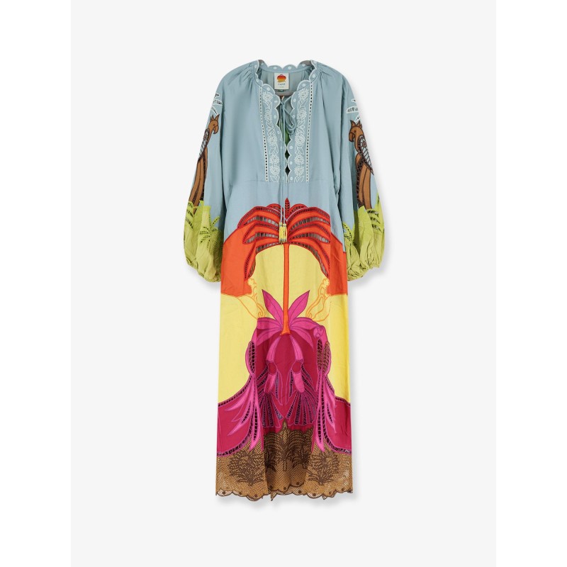 Usiacuri lino and viscose dress