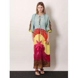 Usiacuri lino and viscose dress