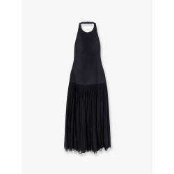 Pleated long dress