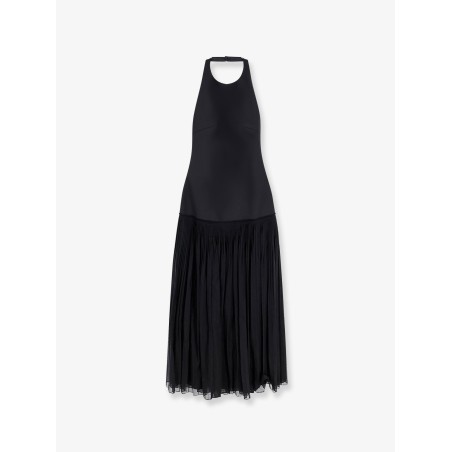 Pleated long dress