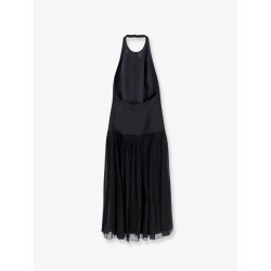 Pleated long dress