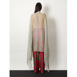 Multicolor silk dress