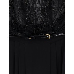 Red Carpet long dress with belt