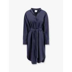 Cotton dress with belt