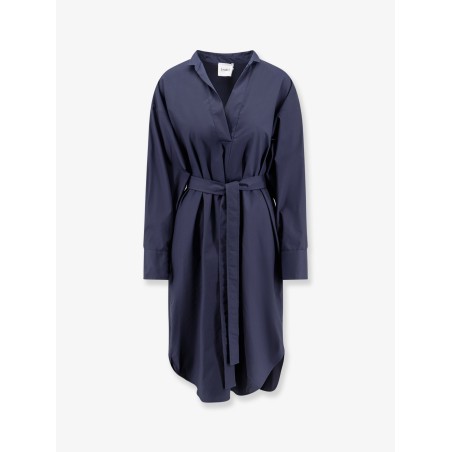 Cotton dress with belt